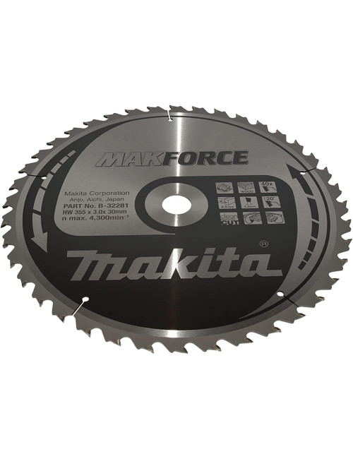 MAKITA PIŁA TARCZOWA  355x30x40z MAKFORCE DREWNO