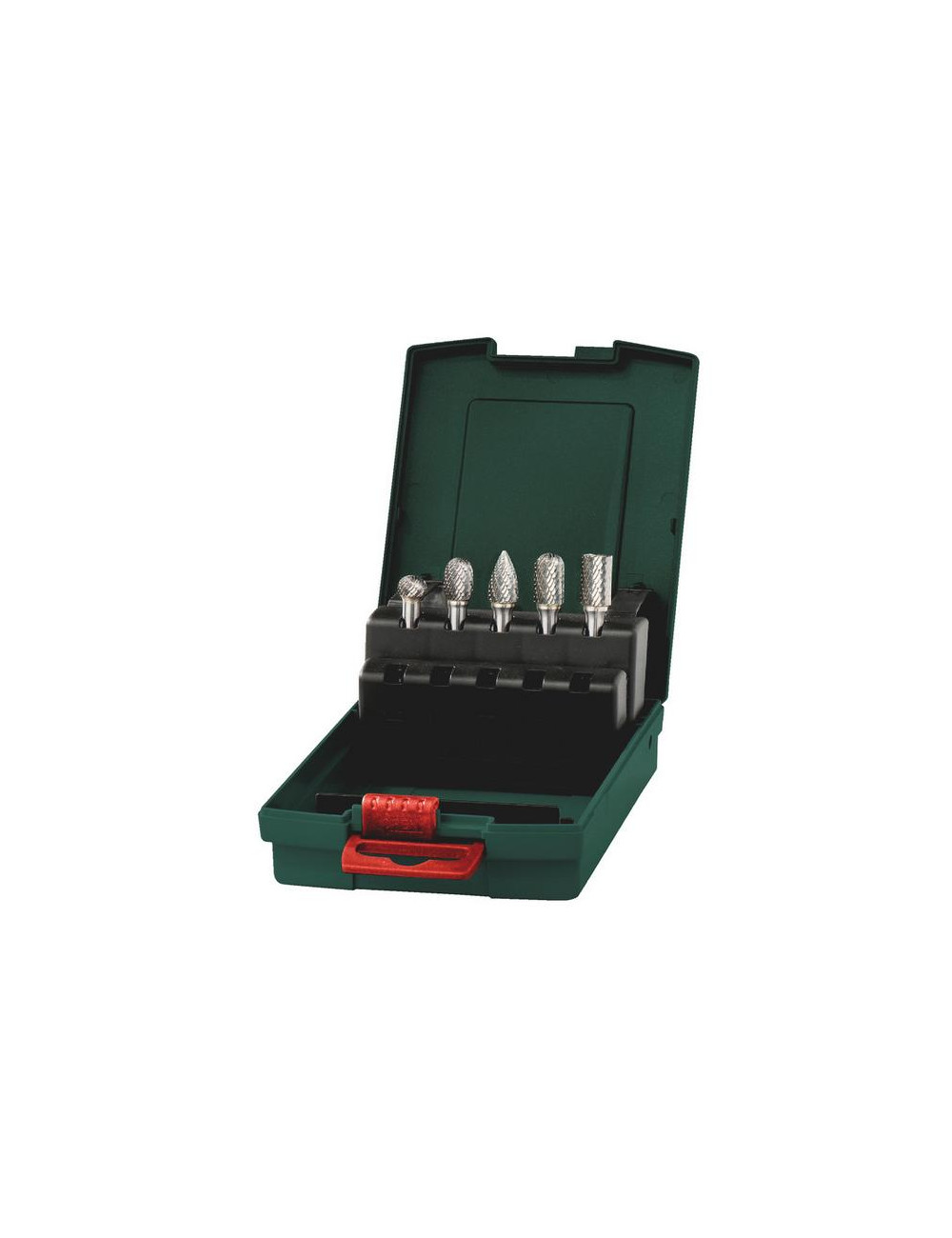 ZESTAW FREZÓW Z WĘGLIKÓW SPIEKANYCH  5szt., TRZPIEŃ 6mm