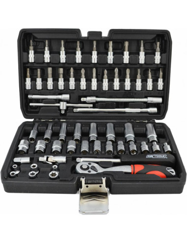 AWTOOLS ZESTAW KLUCZY     1/4" 56el