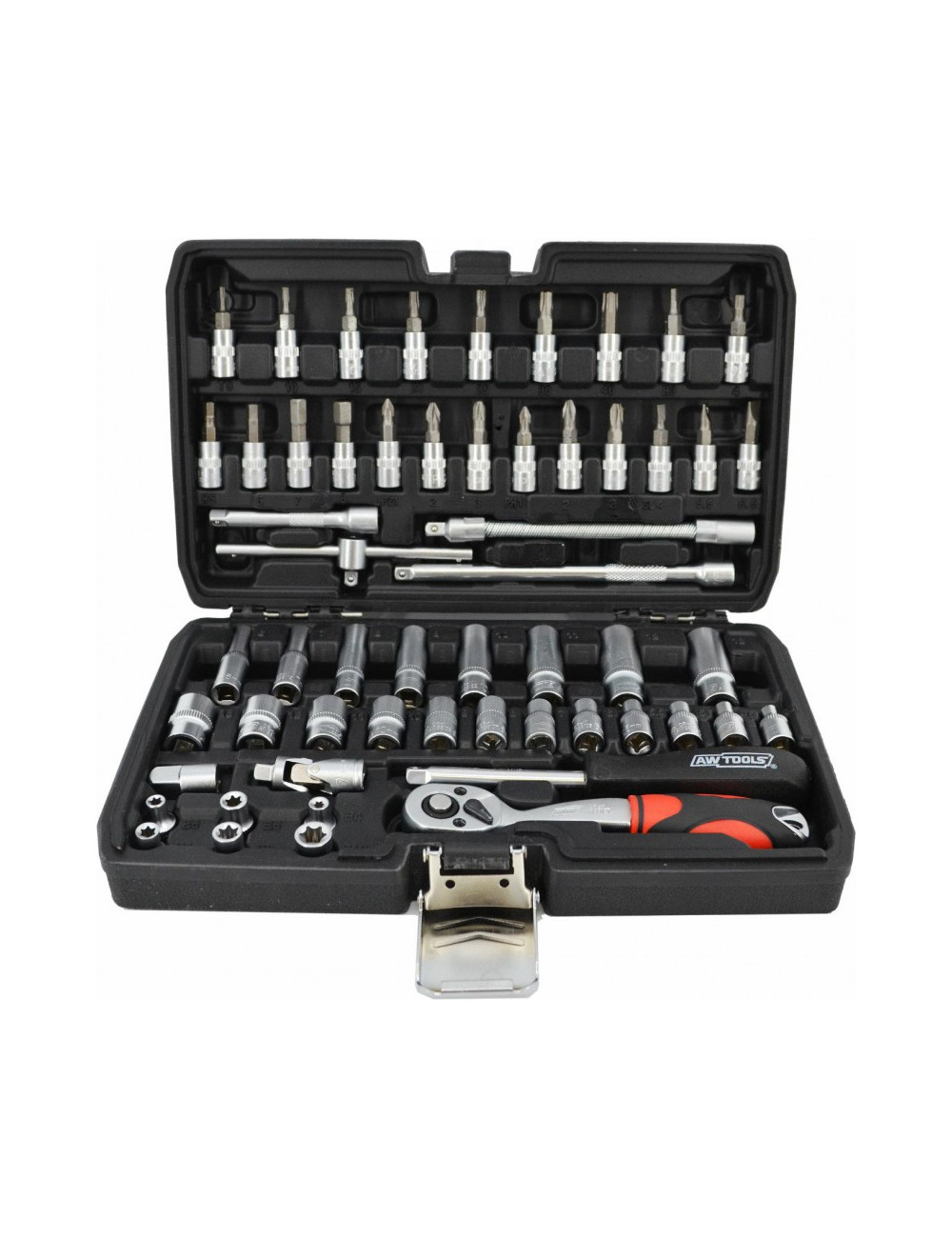 AWTOOLS ZESTAW KLUCZY     1/4" 56el