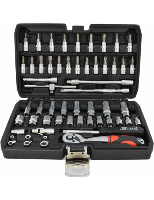 AWTOOLS ZESTAW KLUCZY     1/4" 56el