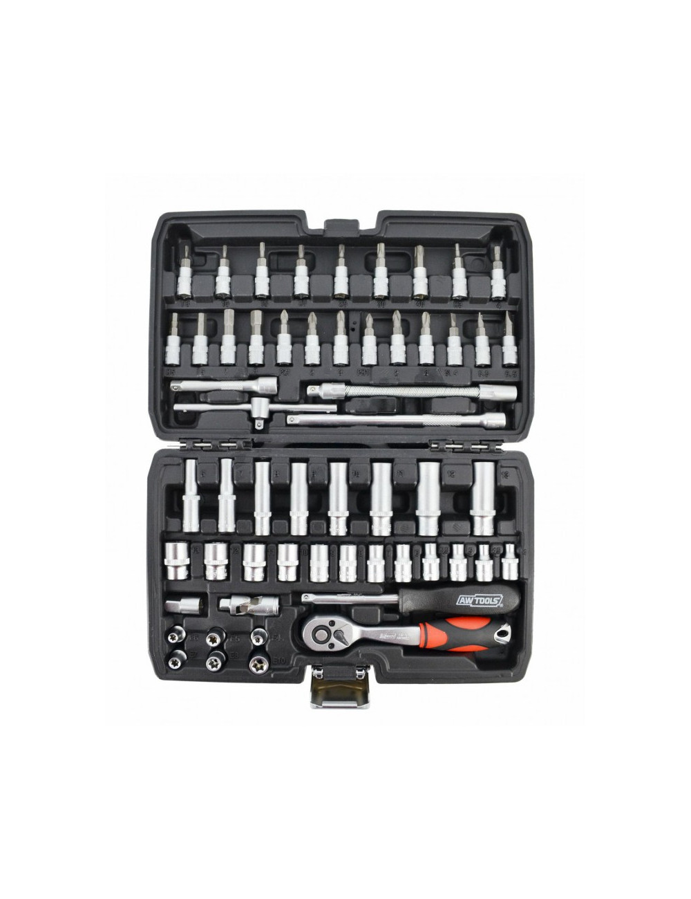 AWTOOLS ZESTAW KLUCZY     1/4" 56el