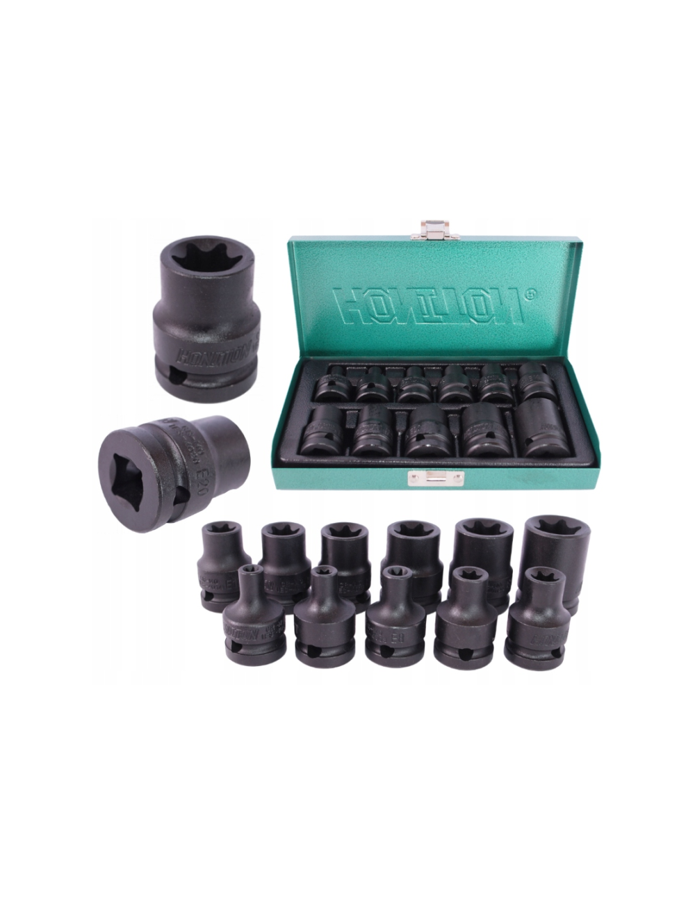 NASADKI UDAROWE 1/2" 11cz. TORX E6-E24 H4111 HONITON