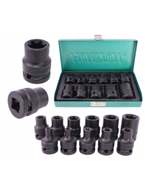 NASADKI UDAROWE 1/2" 11cz. TORX E6-E24 H4111 HONITON