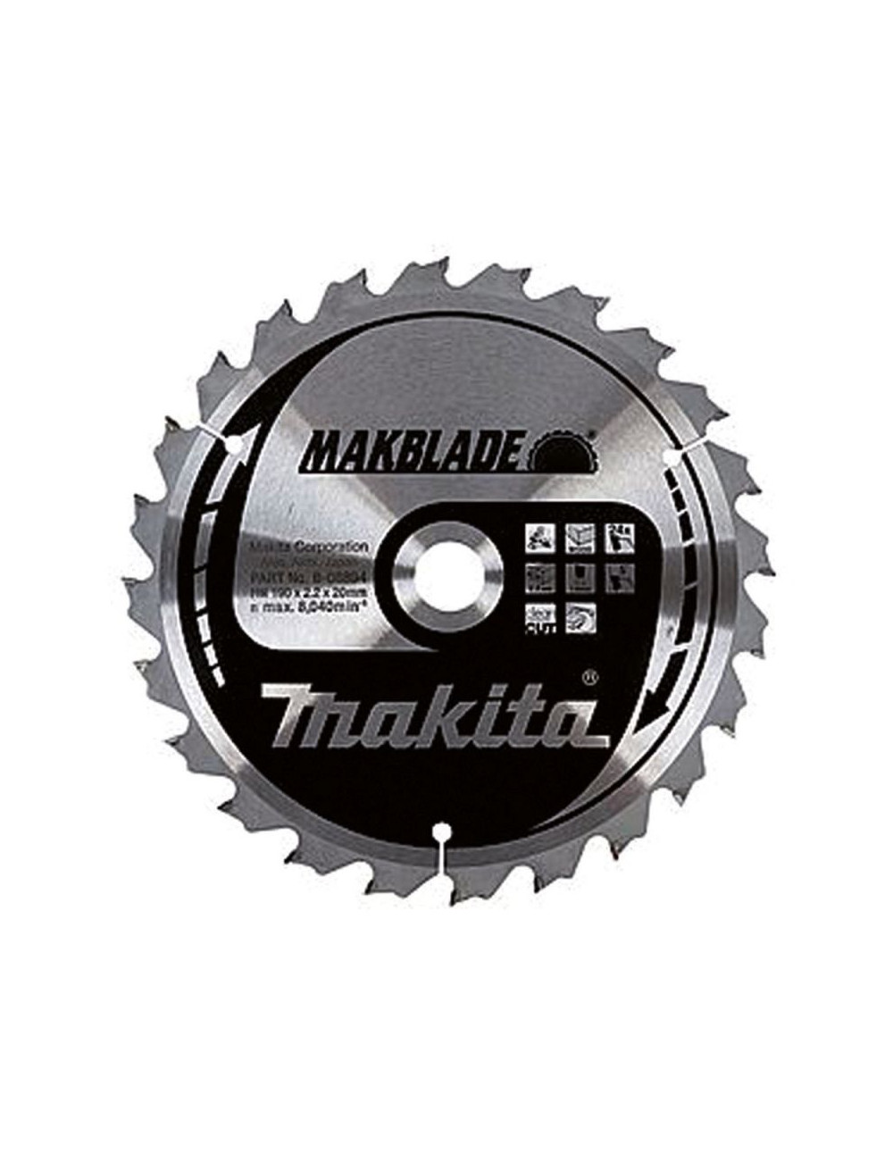 MAKITA PIŁA TARCZOWA  255x30x32z MAKBLADE DREWNO