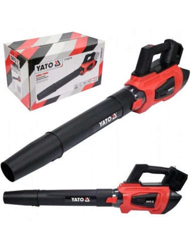 YATO DMUCHAWA DO LIŚCI ODKURZACZ 36V AKUMULATOROWA 2x18V BEZSZCZOTKOWA