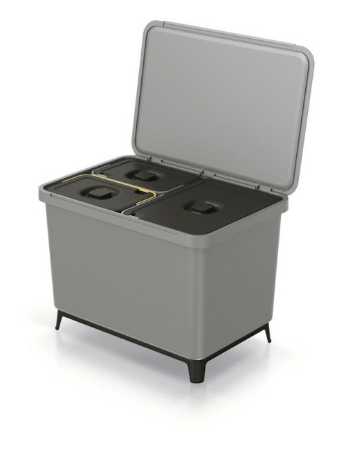 KEDEN KOSZ NA ŚMIECI SYSTEMA 23L + 2x10L- SMOOTH GRAY