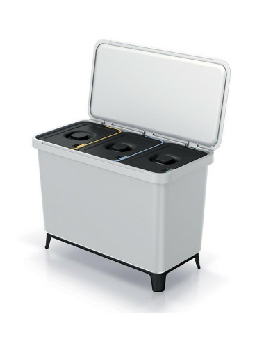 KEDEN KOSZ NA ŚMIECI SYSTEMA 3x10L - POPIELATY