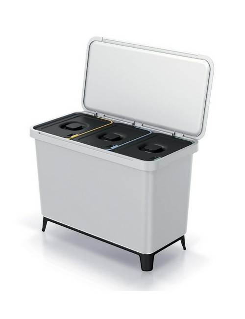 KEDEN KOSZ NA ŚMIECI SYSTEMA 3x10L - POPIELATY