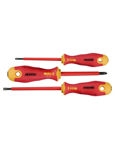 FELO KOMPLET WKRĘTAKÓW ERGONOMIC VDE 3szt.