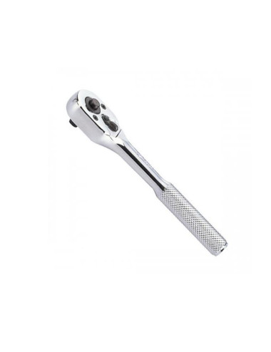 KING TONY GRZECHOTKA 1/4" 24-ZĘBY 140mm CHROM UCHYT MOLETOWANY