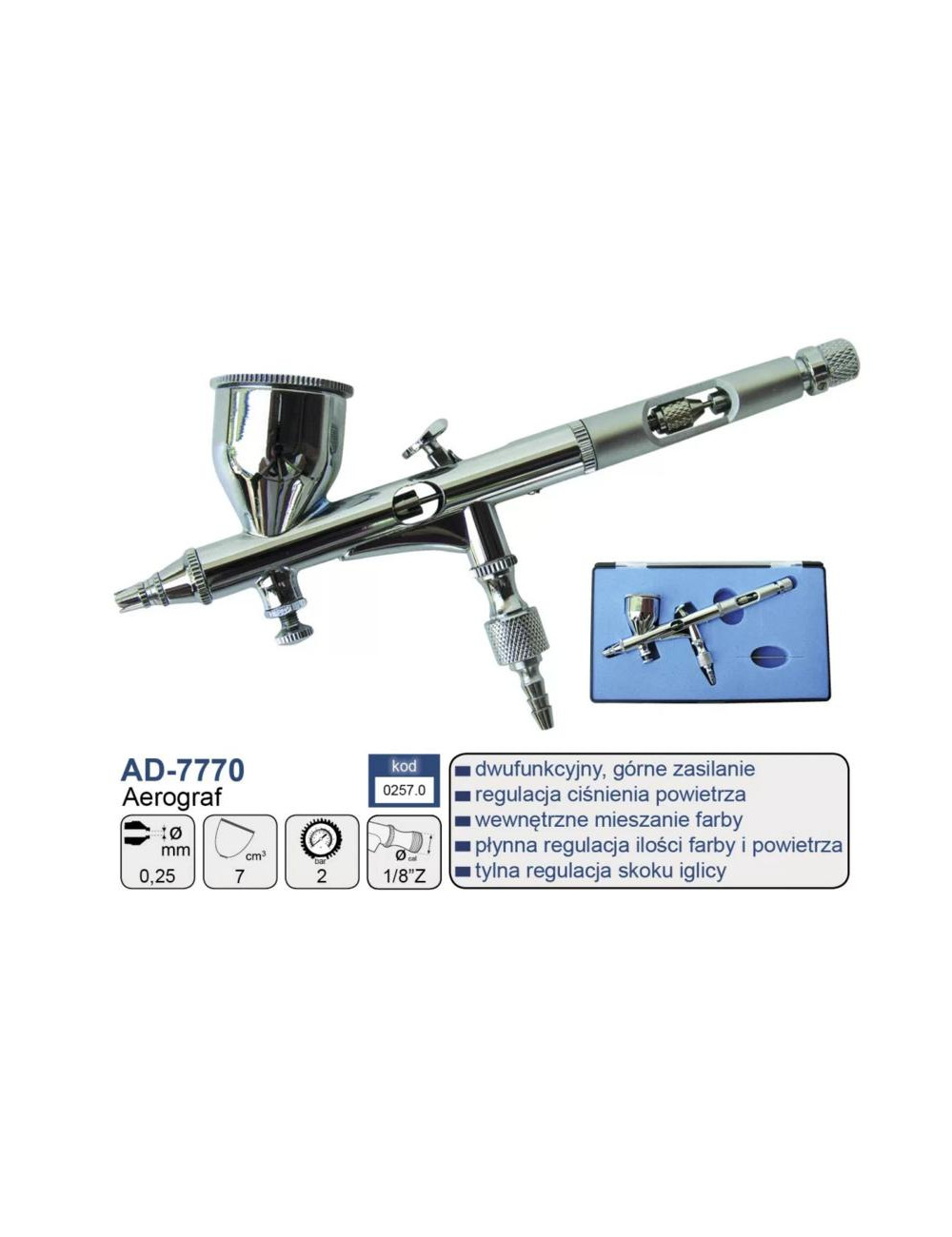 ADLER AEROGRAF 0,25mm  AD-7770