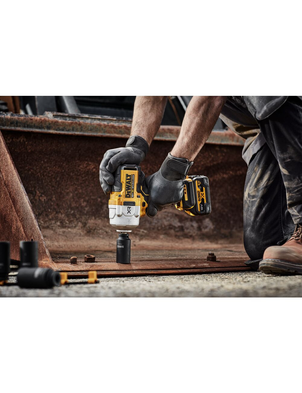 DEWALT KLUCZ UDAROWY 1/2" 18V DCF961H2G 1626Nm 2x5,0Ah GFN TSTAK