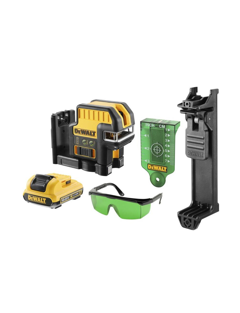 DEWALT LASER LINIOWY 12V DCE0825D1G ZIELONY + 5-PUNKTOWY