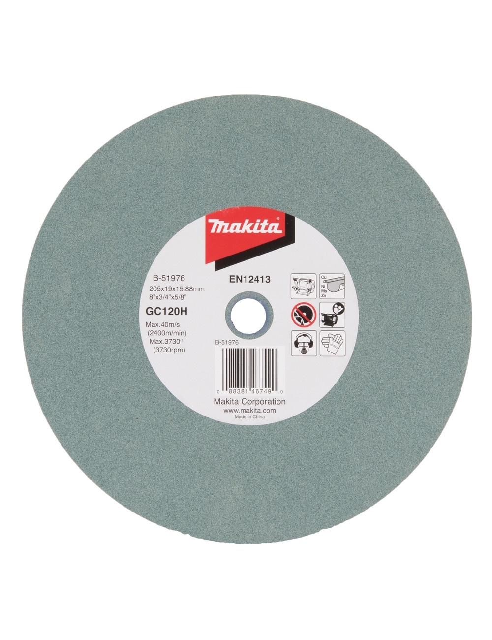 MAKITA KAMIEŃ SZLIF.GC120H 205x19x15,88mm