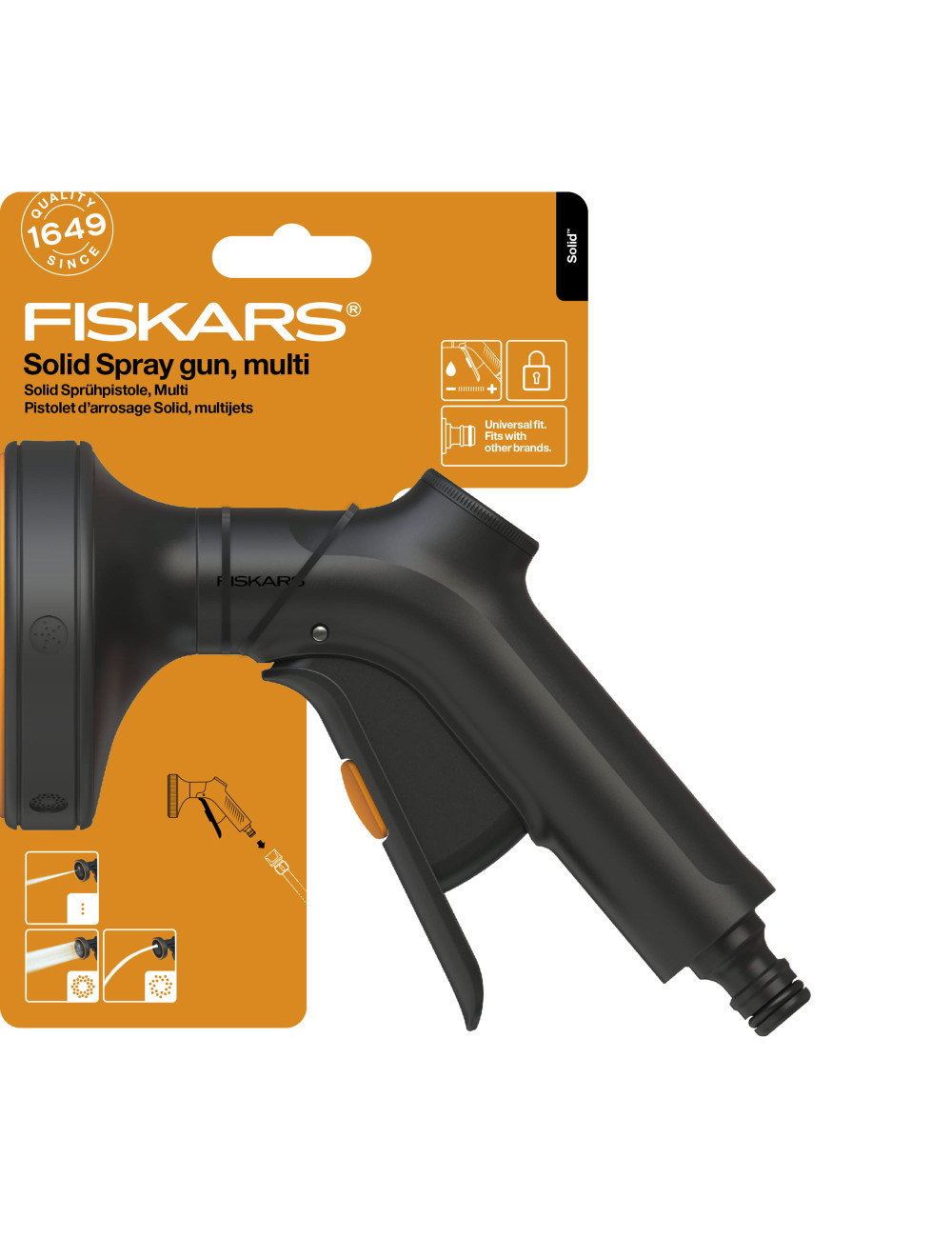 FISKARS PISTOLET ZRASZAJĄCY MULTI SOLID