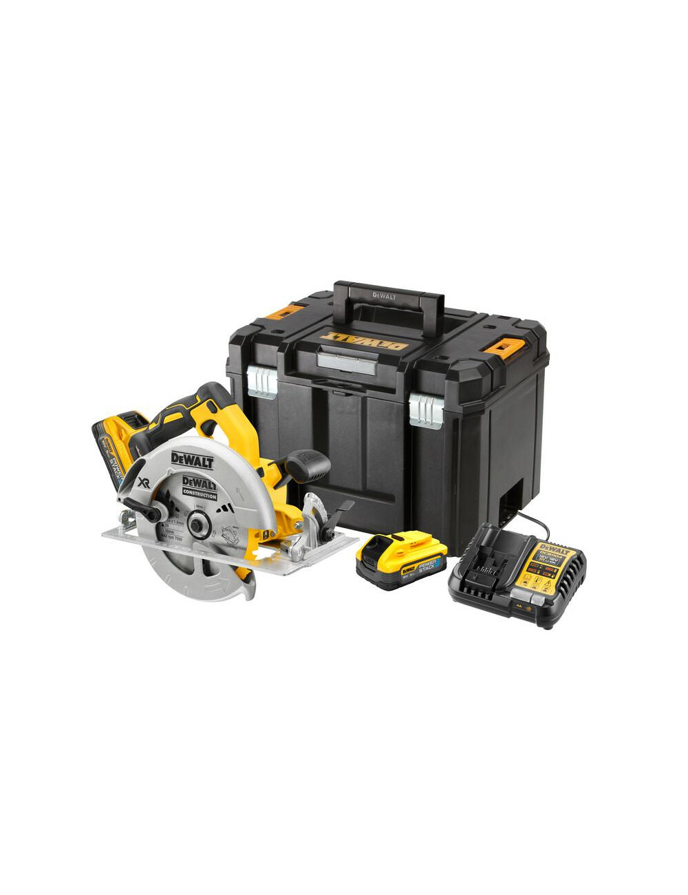 DEWALT PILARKA TARCZOWA 18V 184mm 2x5,0Ah POWERSTACK TSTAK DCS570H2T