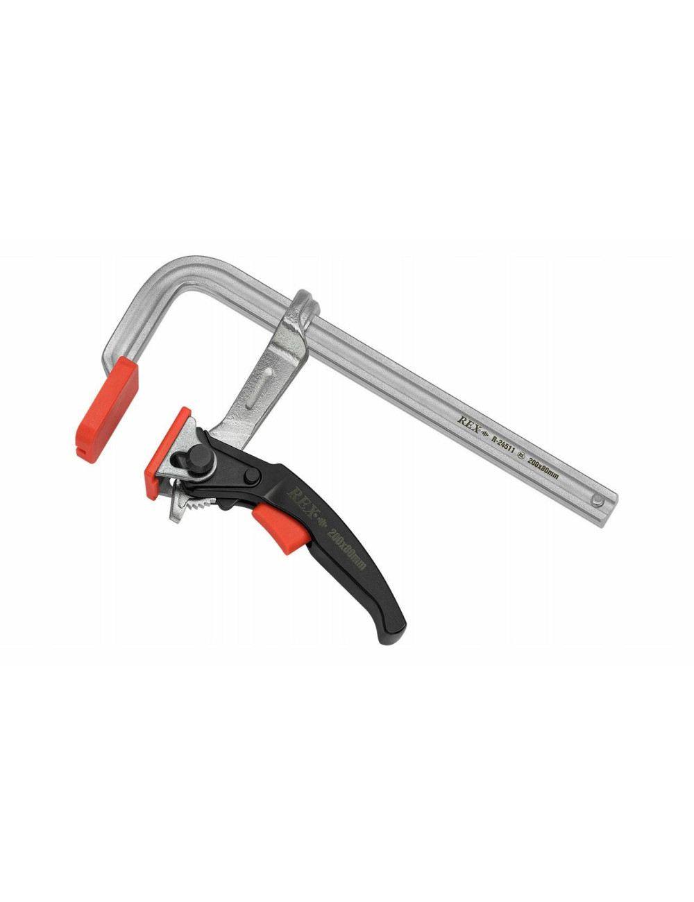 ŚCISK STOLARSKI  80x 200mm STALOWY KUTY + ZAPADKA