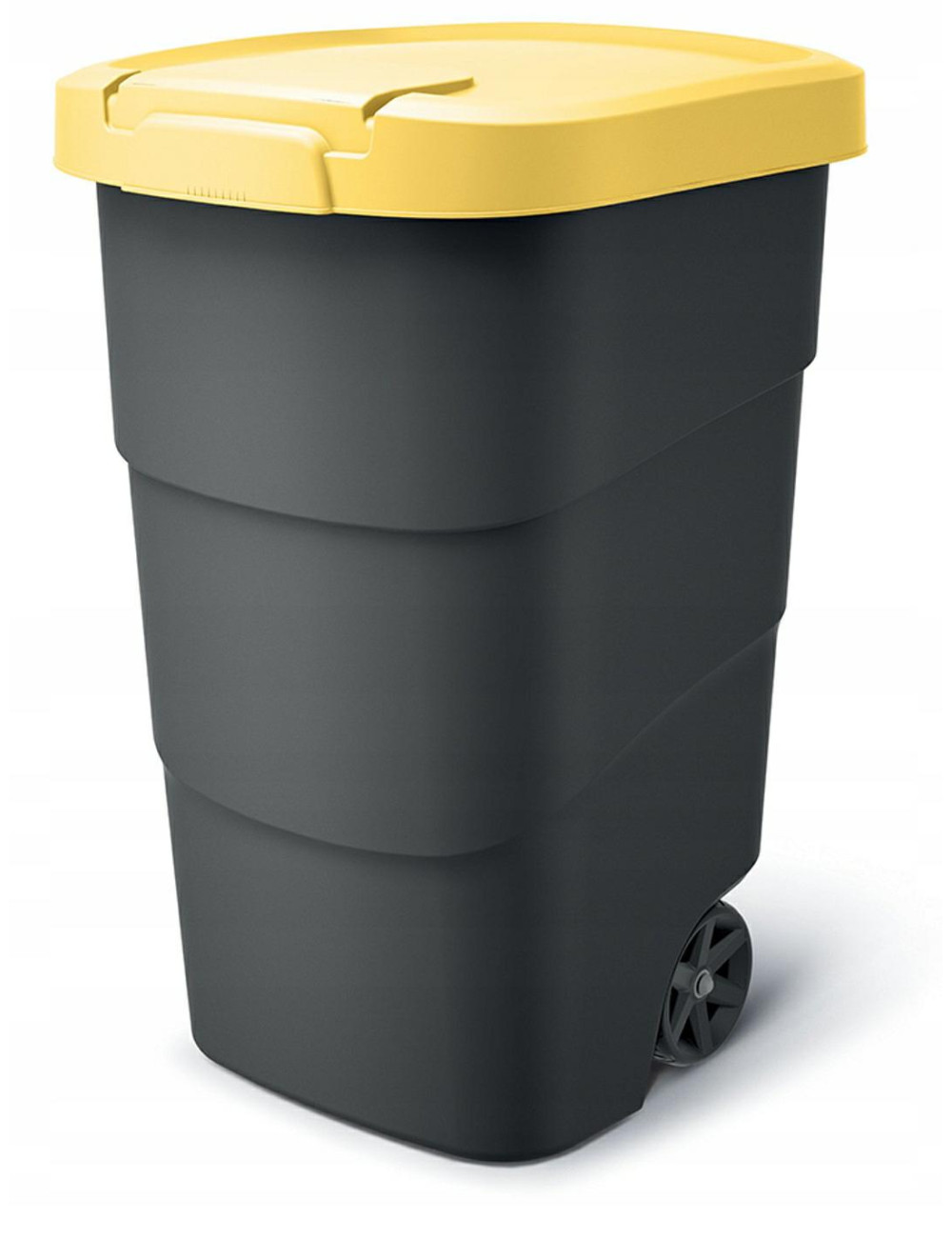KEDEN KOSZ NA ŚMIECI WHEELER 90 L - ŻÓŁTY