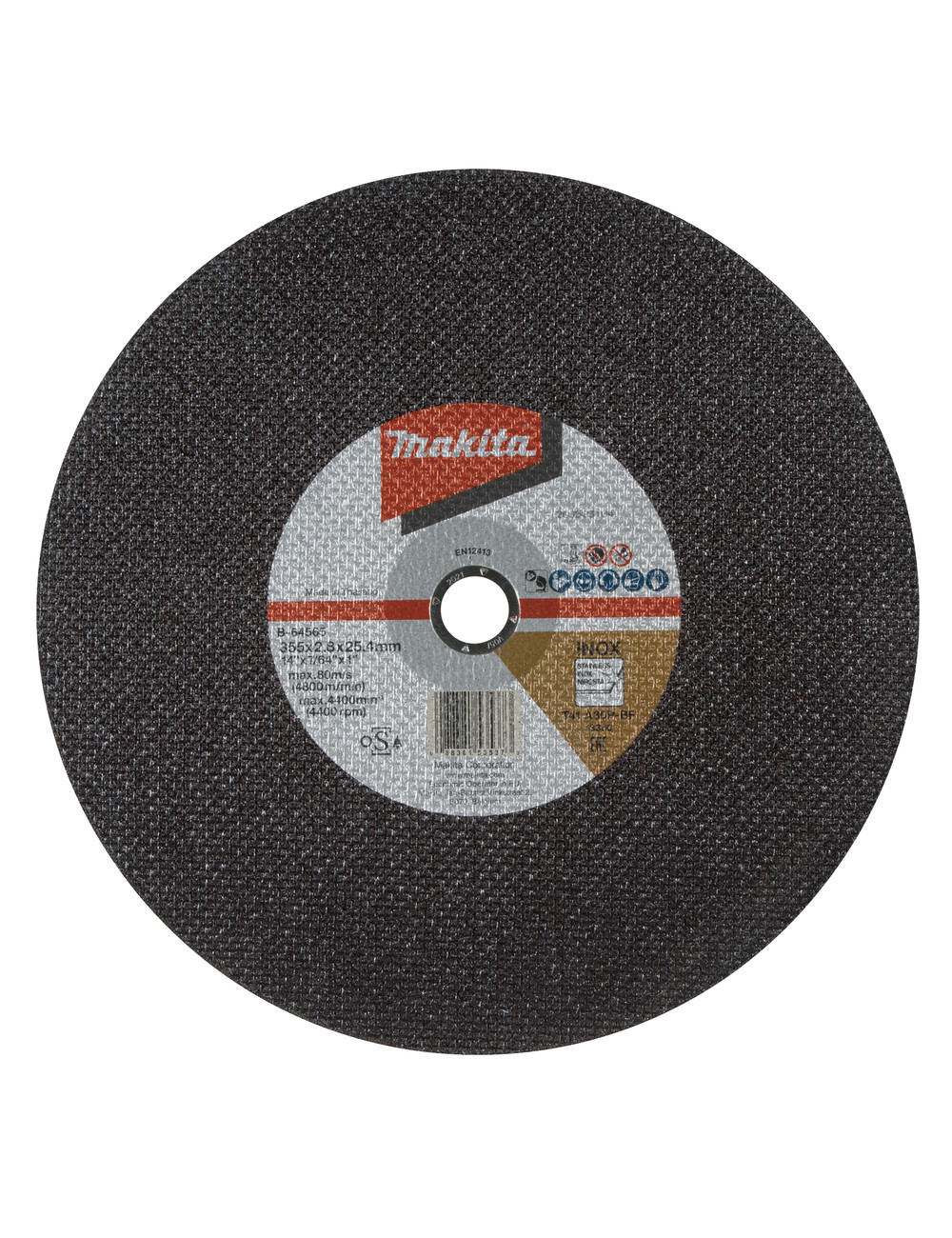 MAKITA TARCZA MET. 355mm x 2,8mm x 25,4mm /5szt. INOX DO LW1401