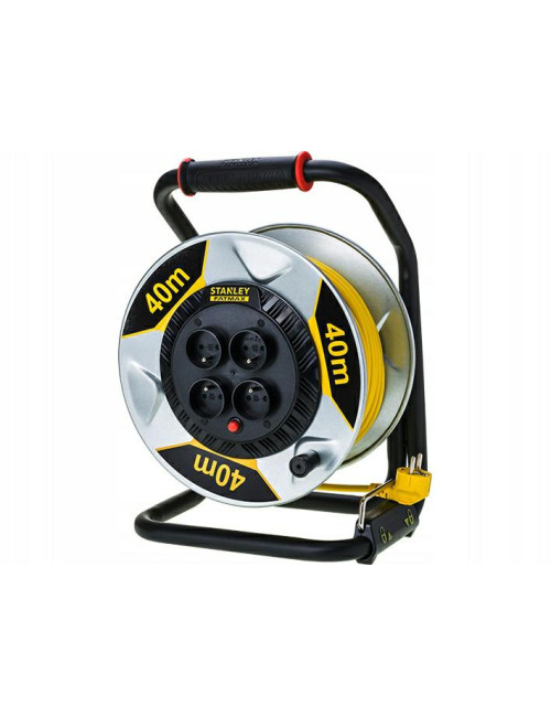 STANLEY PRZEDŁUŻACZ BĘBNOWY  40m  3x1,5mm 16A IP20