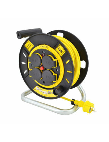 STANLEY PRZEDŁUŻACZ BĘBNOWY  15m  3x1,5mm 16A IP20