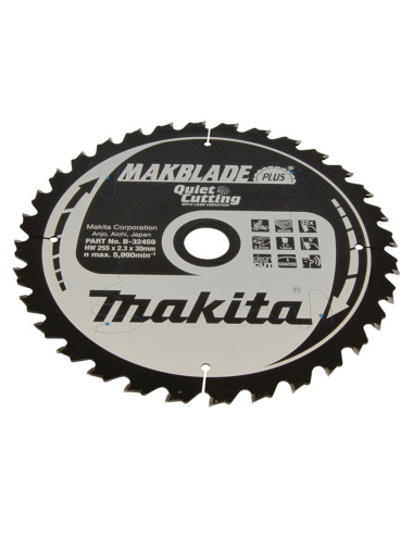 MAKITA PIŁA TARCZOWA  255x30x32z MAKBLADE PLUS DREWNO