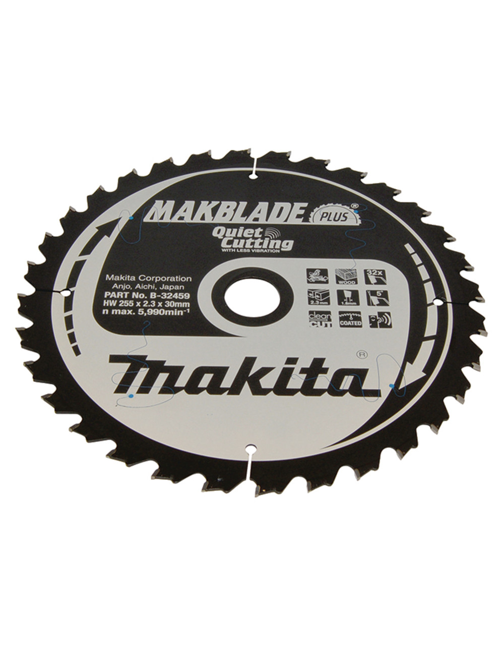 MAKITA PIŁA TARCZOWA  255x30x32z MAKBLADE PLUS DREWNO