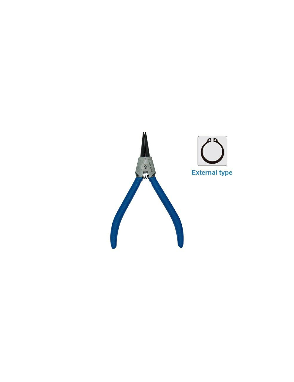 KING TONY SZCZYPCE DO PIERŚCIENI SEGERA ZEWNĘTRZNYCH PROSTE, ZAKRES 40-100mm, UCHWYT PCV 250mm