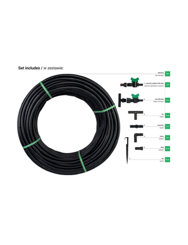 WĄŻ KROPLUJĄCY WATER DRIP ZESTAW 50 METRÓW