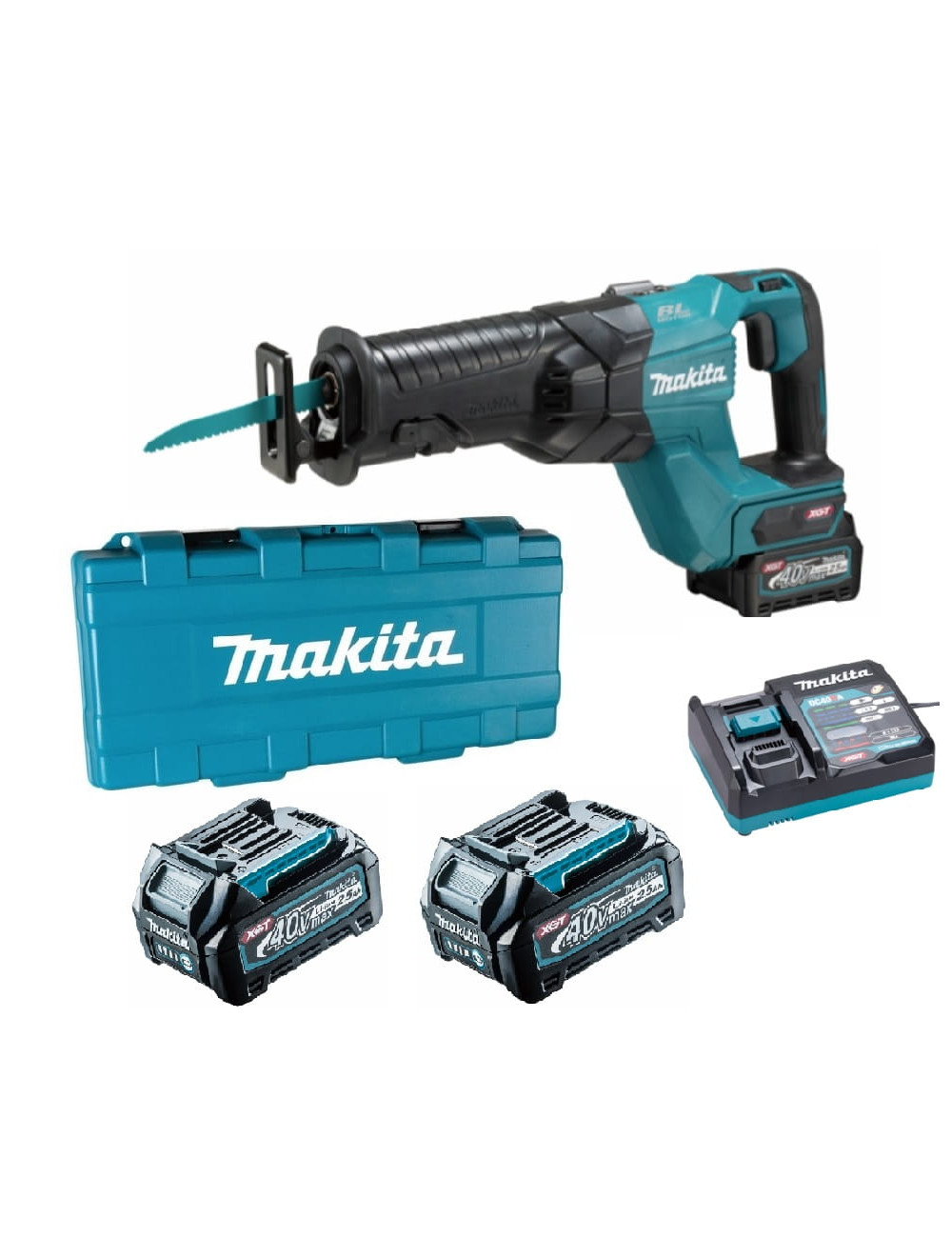 MAKITA.PIŁA SZABLASTA 40Vmax XGT 2x2,5Ah JR001GD201