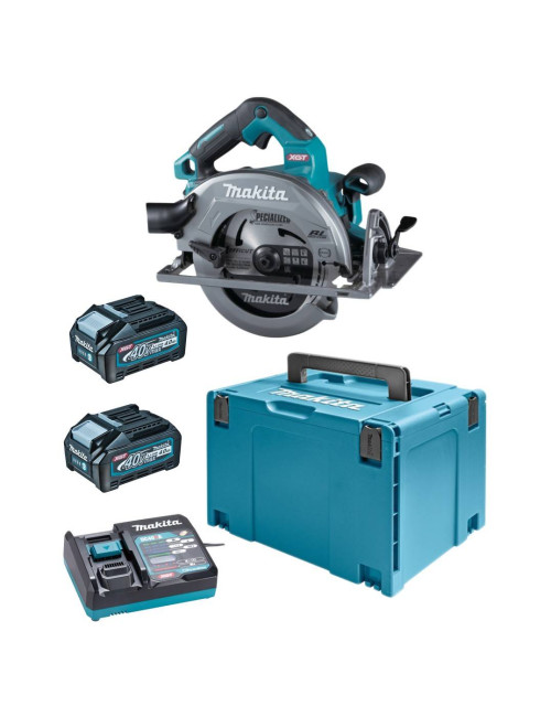 MAKITA.PILARKA TAR.AKUM.40Vmax XGT 2x4,0Ah 190mm HS003GM201