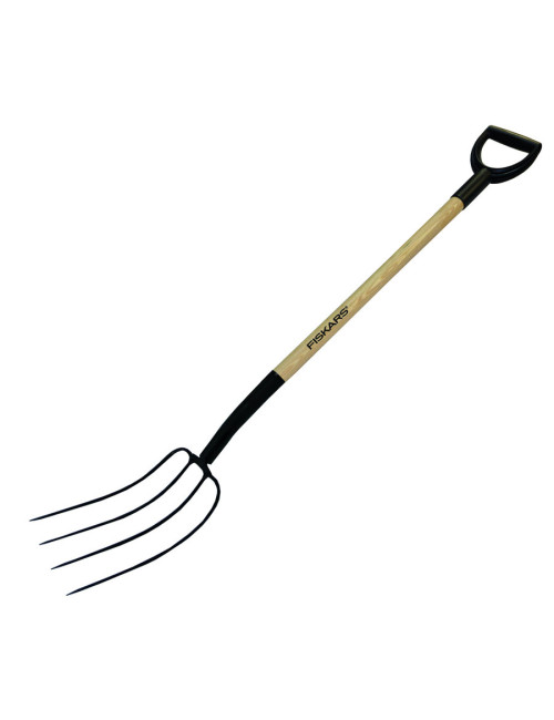 FISKARS WIDŁY TRZON DREWNIANY 4 ZĘBY 250