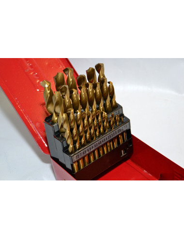 ZESTAW WIERTEŁ DO METALU HSS-CO5 19 szt