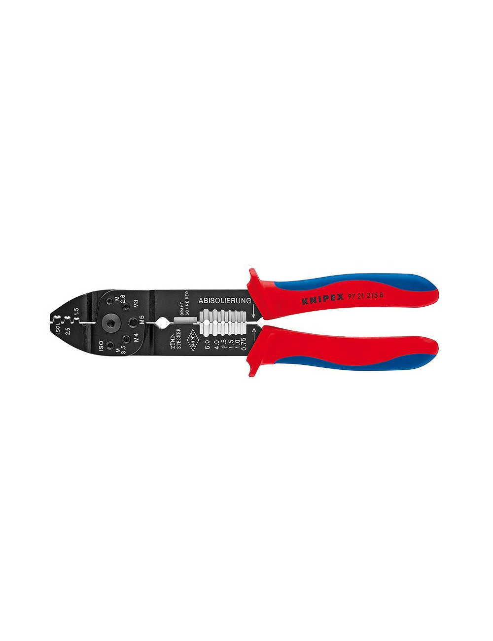 KNIPEX SZCZYPCE DO ZAGNIATANIA 230mm DO KOŃCÓWEK NASUWANYCH, NIEIZOLOWANYCH