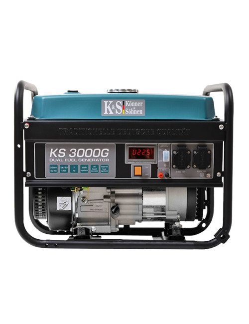 KÖNNER & SÖHNEN GENERATOR PRĄDOTWÓRCZY HYBRYDOWY (BENZYNA/LPG) 2,6kW 230V KS 3000 G