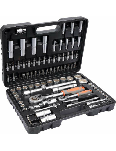 STHOR ZESTAW KLUCZY   94 ELEMENTÓW 1/2", 1/4    58687