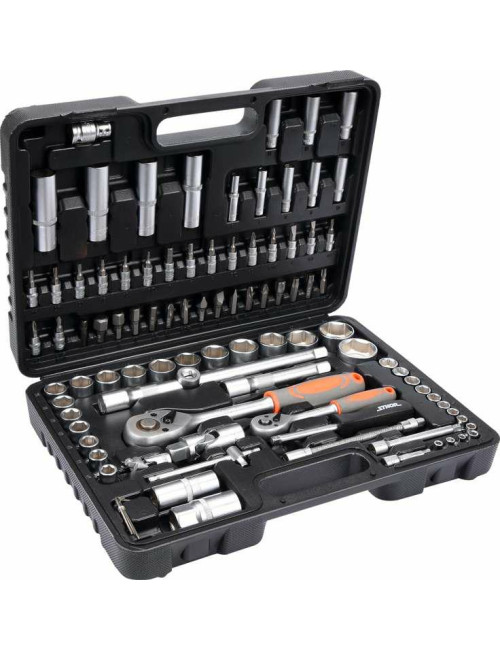 STHOR ZESTAW KLUCZY   94 ELEMENTÓW 1/2", 1/4    58687