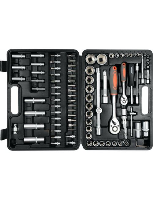 STHOR ZESTAW KLUCZY   94 ELEMENTÓW 1/2", 1/4    58687