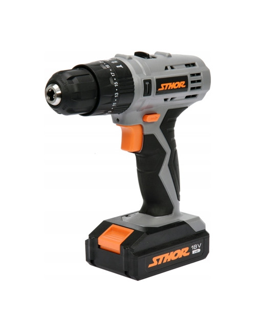 STHOR WIERTARKO-WKRĘTARKA UDAROWA AKUMULATOR Li-Ion 18V   78974