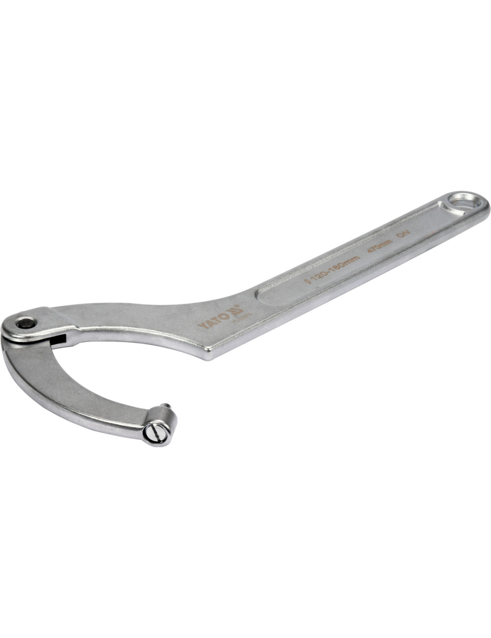 YATO KLUCZ HAKOWY OKRĄGŁY BOLEC, PRZEGUBOWY 120-180mm