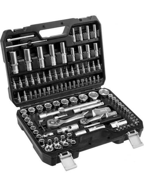 YATO ZESTAW KLUCZY  108el 1/2" / 1/4"