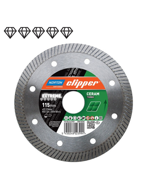 NORTON TARCZA D.TURBO 200mm CLIPPER EXTREME CERAM