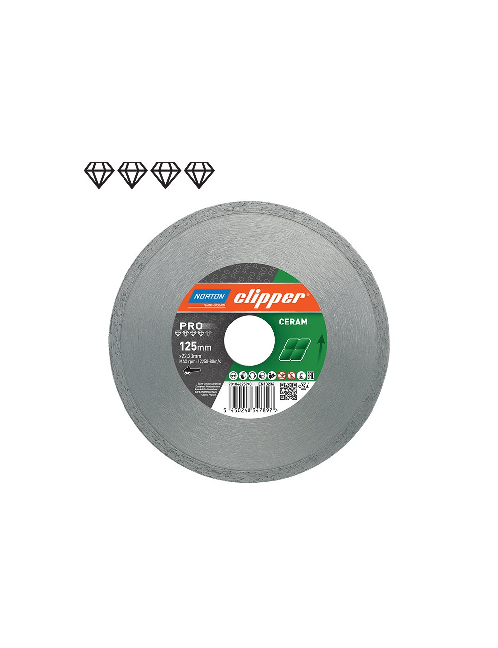 NORTON TARCZA D.PEŁNA 200mm CLIPPER