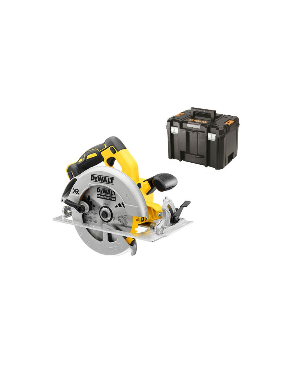 DEWALT PILARKA TARCZOWA 18V LI-ION 184mm BEZ AKUMULATORÓW I ŁADOWARKI WALIZKA TSTAK DCS570NT