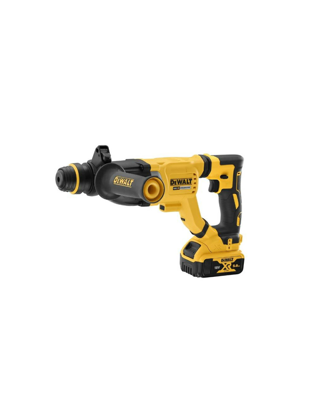 DEWALT MŁOTOWIERTARKA WIERCĄCO-KUJĄCA SDS-PLUS 18V 3,0J 1x5,0Ah BEZSZCZOTKOWY DCH263P1