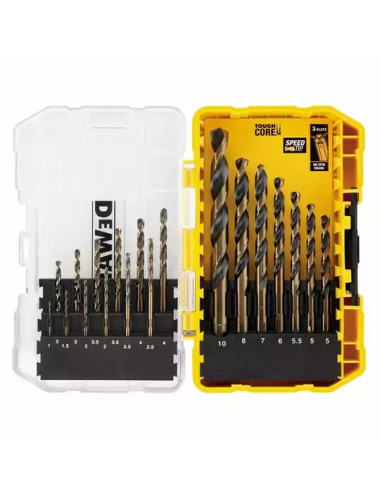 DEWALT WIERTŁO METAL HSS-G KPL.19szt.