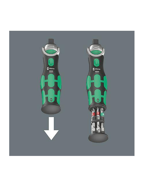 WERA ZESTAW KOŃCÓWEK Z GRZECHOTKĄ 3/8" 13cz. 8009 ZYKLOP POCKET IMPERIAL SET1