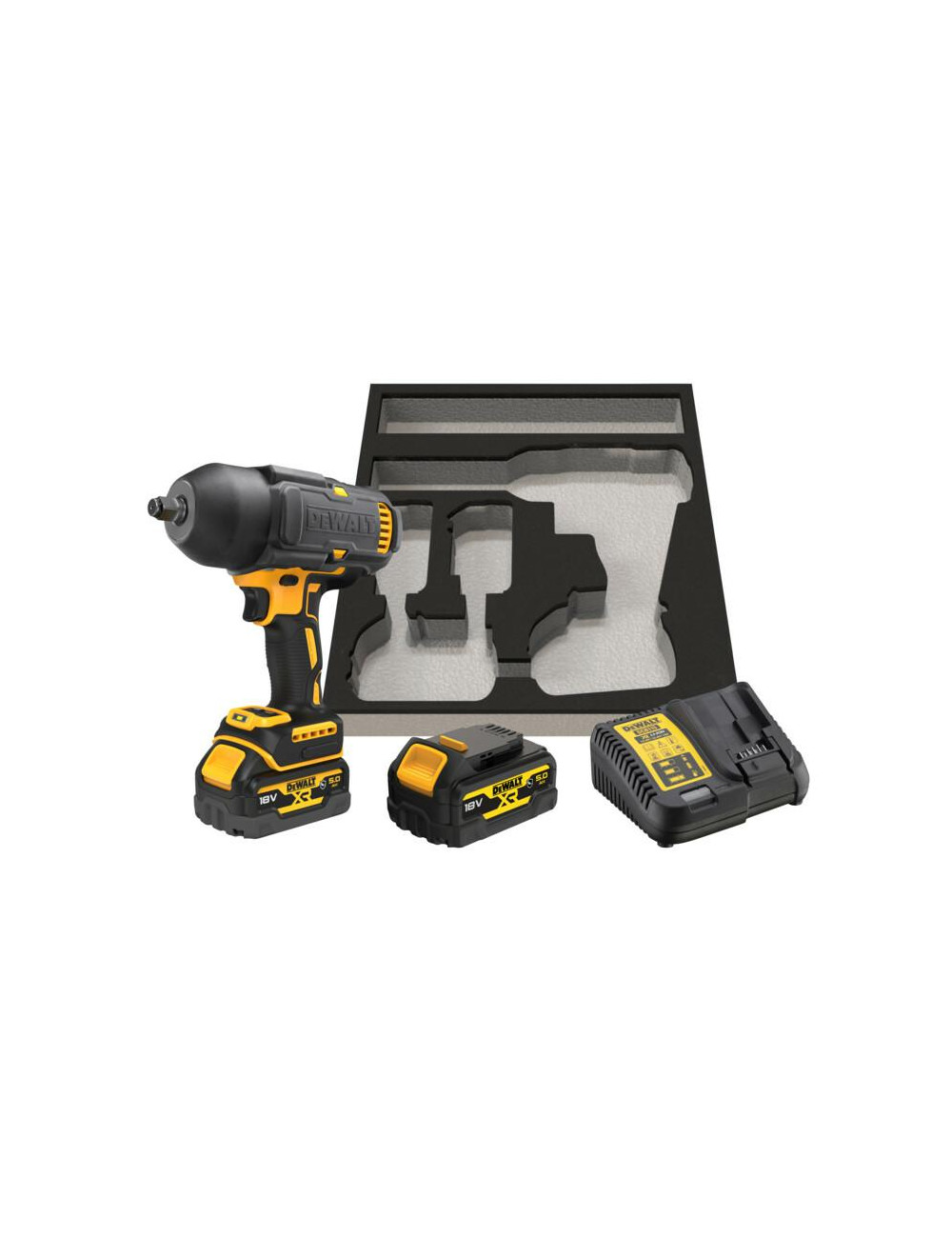 DEWALT KLUCZ UDAROWY 1/2" 18V 1355Nm 2x5,0Ah Z WYTŁOCZKĄ DO WÓZKA DCF900P2G