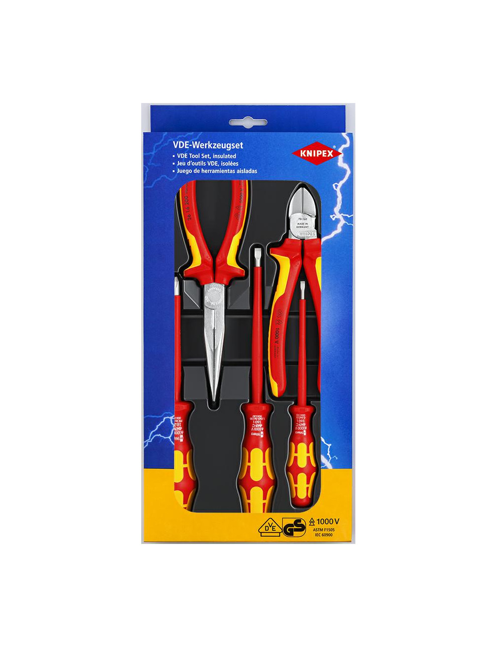 KNIPEX ZESTAW NARZĘDZI VDE 5szt.